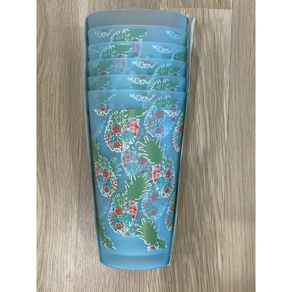 NWT Sigrid Olsen Home Outdoor Iced Tea Drinks Cup Glass - Picture 4 of 6